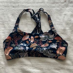 Fall inspired sports bra